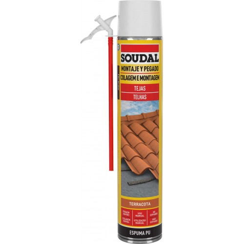 ESPUMA PARA TEJAS MANUAL TERRACOTA 750 ml